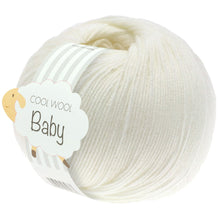 Lade das Bild in den Galerie-Viewer, Lana Grossa Cool Wool Baby Rohweiß Nr. 213