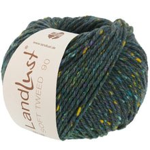 Lade das Bild in den Galerie-Viewer, Lana Grossa Landlust Soft Tweed 90 Dunkelpetrol meliert Nr. 16