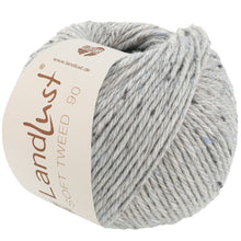 Lade das Bild in den Galerie-Viewer, Lana Grossa Landlust Soft Tweed 90 Hellgrau meliert Nr. 17