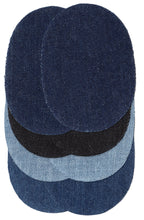 Lade das Bild in den Galerie-Viewer, Bügelflicken Jeans mini Set 4x2Stück