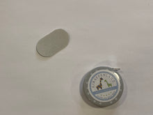 Lade das Bild in den Galerie-Viewer, Gurtbandenden rund zum Aufbügeln 25mm offwhite