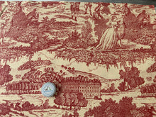 Lade das Bild in den Galerie-Viewer, Homedeco Landleben rot toile de jouy Versailles