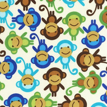 Lade das Bild in den Galerie-Viewer, Wasserabweisend Ann Kelle Monkeys royal