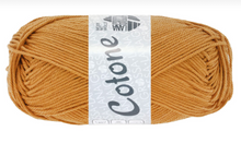 Lade das Bild in den Galerie-Viewer, Lana Grossa Cotone Goldbraun Nr. 130

