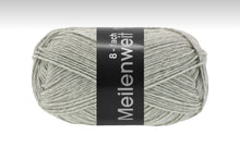 Lade das Bild in den Galerie-Viewer, Lana Grossa Meilenweit 8-fach Hellgrau meliert Nr. 9564
