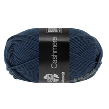 Lade das Bild in den Galerie-Viewer, Lana Grossa Meilenweit 50g Cashmere Nachtblau 09
