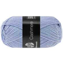 Lade das Bild in den Galerie-Viewer, Lana Grossa Meilenweit 50g Cashmere Hellblau 62
