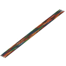 Lade das Bild in den Galerie-Viewer, Lana Grossa Strumpfstricknadel Design-Holz Multicolor 2,0/15cm
