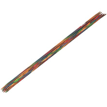 Lade das Bild in den Galerie-Viewer, Lana Grossa Strumpfstricknadel Design-Holz Multicolor 3,0/20cm
