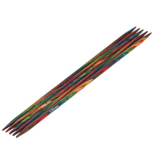 Lade das Bild in den Galerie-Viewer, Lana Grossa Strumpfstricknadel Design-Holz Multicolor 3,5/15cm
