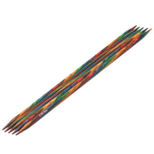 Lade das Bild in den Galerie-Viewer, Lana Grossa Strumpfstricknadel Design-Holz Multicolor 5,5/20cm
