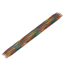 Lade das Bild in den Galerie-Viewer, Lana Grossa Strumpfstricknadel Design-Holz Multicolor 6,0/20cm
