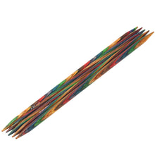 Lade das Bild in den Galerie-Viewer, Lana Grossa Strumpfstricknadel Design-Holz Multicolor 6,5/20cm
