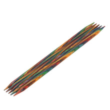 Lade das Bild in den Galerie-Viewer, Lana Grossa Strumpfstricknadel Design-Holz Multicolor 7,0/20cm
