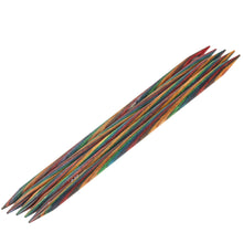 Lade das Bild in den Galerie-Viewer, Lana Grossa Strumpfstricknadel Design-Holz Multicolor 8,0/20cm
