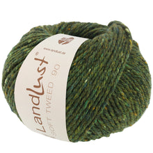 Lade das Bild in den Galerie-Viewer, Lana Grossa Landlust Soft Tweed 90 Dunkelgrün meliert Nr. 7

