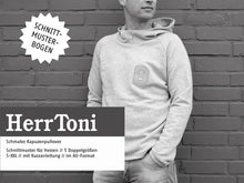 Lade das Bild in den Galerie-Viewer, Schnittreif - HerrTONI - Kapuzensweater für Herren

