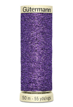 Lade das Bild in den Galerie-Viewer, Gütermann Metalleffekt-Faden 50m lila Nr. 0571
