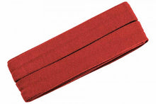 Lade das Bild in den Galerie-Viewer, Jersey-Schrägband Viskose 3 Meter rot Nr. 620
