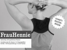 Lade das Bild in den Galerie-Viewer, Schnittreif - Frau Hennie Damentop mit Racerback
