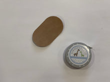 Lade das Bild in den Galerie-Viewer, Gurtbandenden rund zum Aufbügeln 40mm camel
