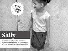Lade das Bild in den Galerie-Viewer, SALE Schnittreif - Sally - Mädchenkleid
