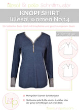 Lade das Bild in den Galerie-Viewer, Sale -50 % Lillesol - Knopfshirt  women No.14
