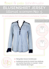 Lade das Bild in den Galerie-Viewer, Lillesol - Blusenshirt Jersey  women No.5
