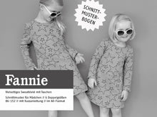 Lade das Bild in den Galerie-Viewer, Schnittreif - Fannie - Sweatkleid mit Taschen
