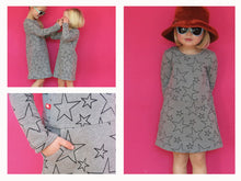 Lade das Bild in den Galerie-Viewer, Schnittreif - Fannie - Sweatkleid mit Taschen
