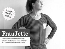 Lade das Bild in den Galerie-Viewer, Schnittreif - Frau JETTE Fledermausshirt
