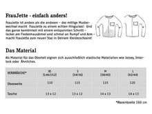 Lade das Bild in den Galerie-Viewer, Schnittreif - Frau JETTE Fledermausshirt
