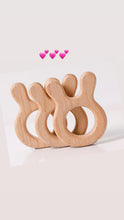 Lade das Bild in den Galerie-Viewer, Ring Holz Hase hellbraun
