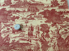 Lade das Bild in den Galerie-Viewer, Homedeco Landleben rot toile de jouy Versailles
