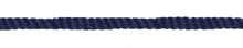 Lade das Bild in den Galerie-Viewer, Kordel Parkakordel gedreht 4mm blau tintenblau
