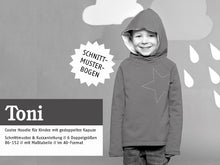 Lade das Bild in den Galerie-Viewer, Schnittreif - TONI – Kapuzensweater für Jungs und Mädchen
